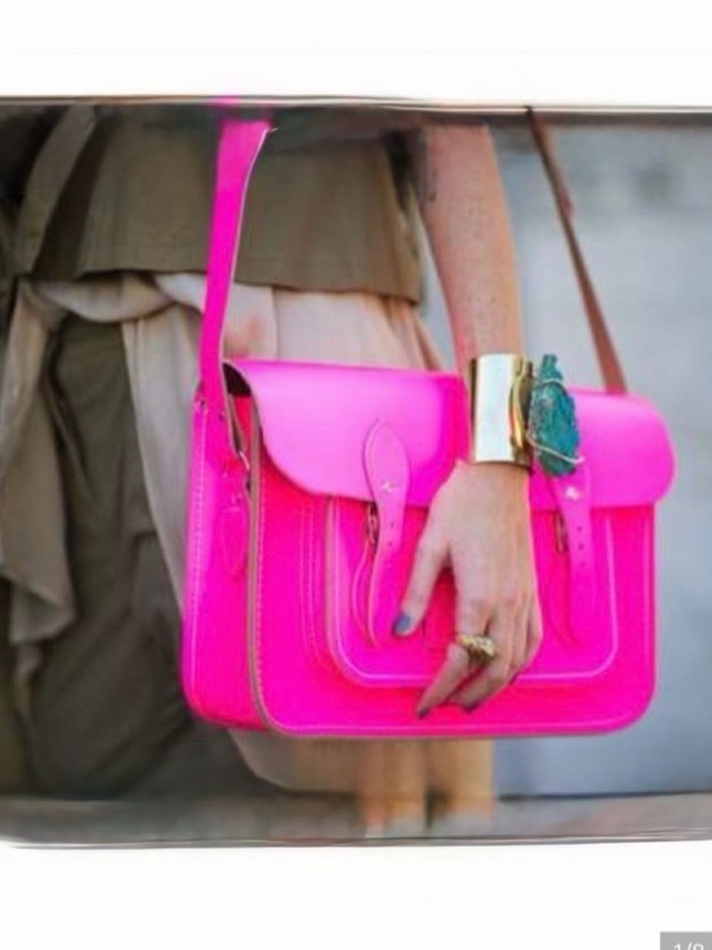 The Cambridge Satchel Company Pink Crossbody Bag OS